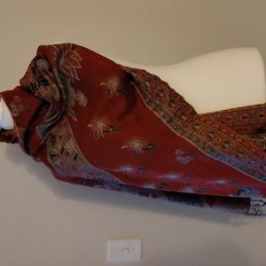 Beautiful Red/grey Pashmina
